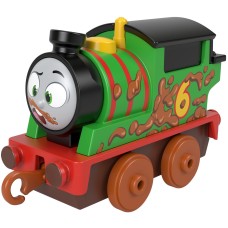 Thomas & Friends Mud Run Percy Push-along Engine Metal Cast