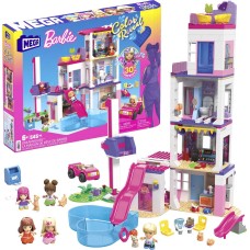 Mega Barbie Color Reveal Dreamhouse Building Set 545 Pcs 