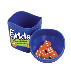 Farkle Dice Cup W/ Dice Playmonster 6911 Family Party Press Your Luck Game