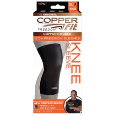 Copper Fit Freedom Copper Infused Compression Knee Sleeves Unisex Xl 16