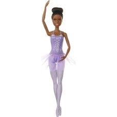 Barbie You Can Be Anything Ballerina African American Doll With Purple Tutu
