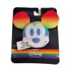 Disney Rainbow Collection Mickey Mouse Plush Backpack Keychain Clip-on
