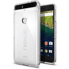 Spigen - Ultra Hybrid Case For Nexus 6p Cell Phones Case - Crystal Clear