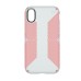 Speck Presidio Grip Hybrid Case For Apple Iphone Xs/x  Dove Gray/tart Pink