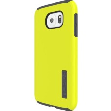Incipio Dualpro Case For Samsung Galaxy S6 Lime/charcoal Slim Dual Layer