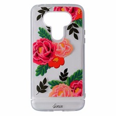 Sonix Clear Coat Hybrid Case For Lg G5 - Clear/ Red Flowers / Lolita
