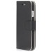 Skech Polo Book Leather Wallet Case For Iphone 6s/6, Black