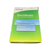 Rare Intuit Quickbooks 2013 For Mac Sealed But Damaged Box See Picture