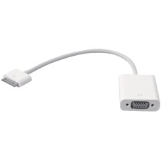 Apple Oem 30-pin To Vga Adapter For Ios Ipads Iphone Ipod Tvs Monitors Mc552zm/b