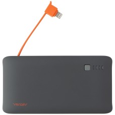Ventev Powercell 6010+ Lightning Cable Backup Battery - 597876 - Dark Gray