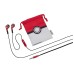 Ihome - Pokemon In-ear Headphones - White / Red/ Black