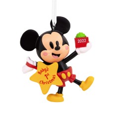 Hallmark Ornament Disney Mickey Mouse Baby S First Christmas 2022