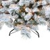 Holiday Time 7.5' Flocked 400 Pre-lit 800 Branch Tips Christmas Tree - White