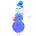 7' Airblown Christmas Swirling Lights Snowman With Tipping Hat Inflatable