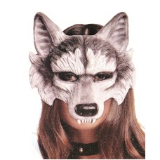 Wild Wolf Animal Cosplay Halloween Masquerade Mask 14+  Way To Celebrate