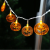 String Light Decorative Pumpkin Light 10 Led Cute Safe Halloween Indoor Decor