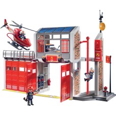 Playmobil City Action Sound Fire Station Kids Play #9462 Factory Sealed 181 Pcs.