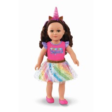 My Life As Poseable Unicorn Trainer 18â€ Doll  Brunette Hair