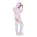 Women's Unicorn Halloween One Piece Pijama Jumpsuit ( Xsmall ) Xs