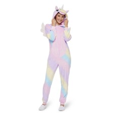 Women's Unicorn Halloween One Piece Pijama Jumpsuit ( Medium ) M
