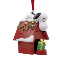 Hallmark Christmas Ornament Peanuts Snoopy On Holiday Doghouse