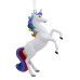2023 Hallmark Christmas Ornament (unicorn With Rainbow Mane)