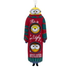 2023 Hallmark Christmas Tree Ornament Minions Merry Minions This Ugly Sweater
