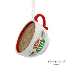 Hallmark Christmas Tree Ornaments Friends Central Perk Coffee Cup (paint Flaw)