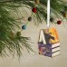 Hallmark 2021 Harry Potter Books And Wand Wizarding World Christmas Ornament