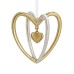 Hallmark Christmas Ornament (double Heart 2023 Premium Metal)
