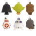 Star Wars Hallmark 6 Pack Miniature Mini Christmas Ornaments Yoda Porg Bb8 R2-d2