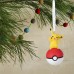 2023 Hallmark Christmas Tree Ornament Pokemon Yellow Pikachu Red Ball