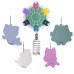 2023 Hallmark Dreamworks Gabby's Dollhouse Mini Christmas Tree Topper Ornaments
