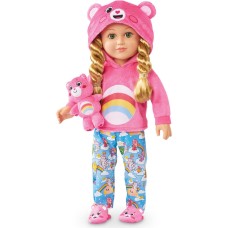 My Life As Care Bear Slumber Party Posable 18 Inch Doll Blonde Hair Green Eyes 