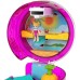 Polly Pocket Spin N Surprise Compact Playset With 2 Micro Dolls & 25 Accessorie