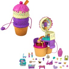 Polly Pocket Dolls And Accessories, Micro Playground Compact, Spin â€˜n Surprise 