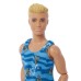 Beach Surfer Ken Doll With Surf Board, Puppy Pet & Accessories Barbie Mattel