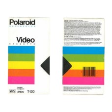 Polaroid Supercolor Video Cassette Vhs Tapes T-120 Brand New Sealed 