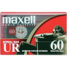 Maxell 109010 Audio Cassette Tape - 60 Min Normal Bias - High Quality Recording