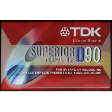 Tdk D90 - Cassette - 1 X 90min - Superior Normal Bias Play It Loud