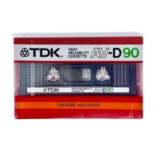 Tdk Av-d90 Audio Cassette Tape Type 1 Blank Sealed Vintage 1985 Made In Japan