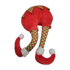 Christmas Decorations Cartoon Red And White Striped Belt Elf Butt Striped