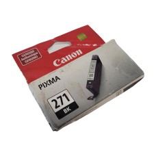Genuine Canon Cli-271bk Pixma Ink Cartridge Black - Sealed Ink - Opened Box