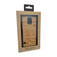 Keyway Designs Handmade Hybrid Bamboo Real Wood Case For Samsung Galaxy S5