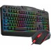 Redragon S101-3 Backlit Rgb Gaming Wired Keyboard & Gaming Mouse To 3200dpi