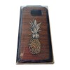 Keyway Designs Handmade Hybrid Real Wood Case For Samsung Galaxy S6 Pineapple 