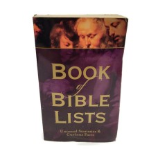 Book Of Bible Lists Unusual Statistics And Curious Facts Paperback â€“ 1987