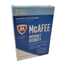 Mcafee Internet Security 3 Devices 1 Year - Factory Sealed