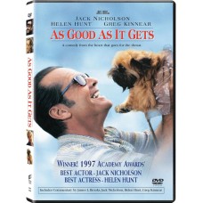 AS GOOD AS IT GETS DVD - 1998 - JACK NICHOLSON - WIDESCREEN & FULL SCREEN