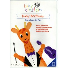 BABY EINSTEIN BABY BEETHOVEN SYMPHONY OF FUN DVD - ENGLISH SPANISH FRENCH AUDIO